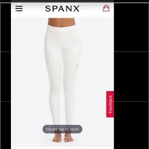 SPANK White distressed Denim NWT